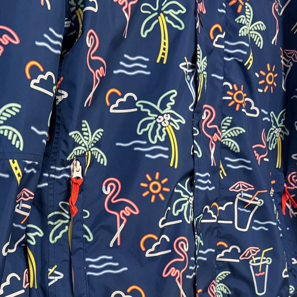 Chubbies Neon Patterned Windbreaker Jacket With R… - image 8